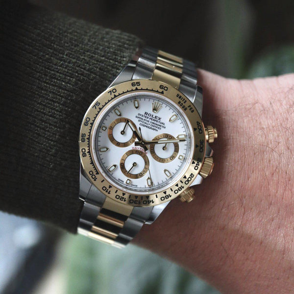rol€x Daytona Steel & Gold White Dial 116503