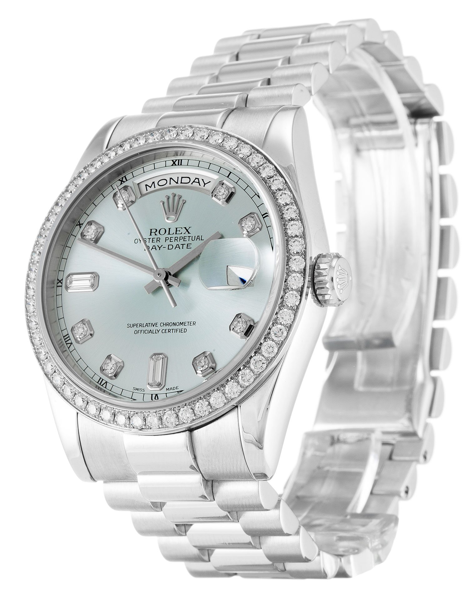 rol€x Day-Date Blue Dial 118346