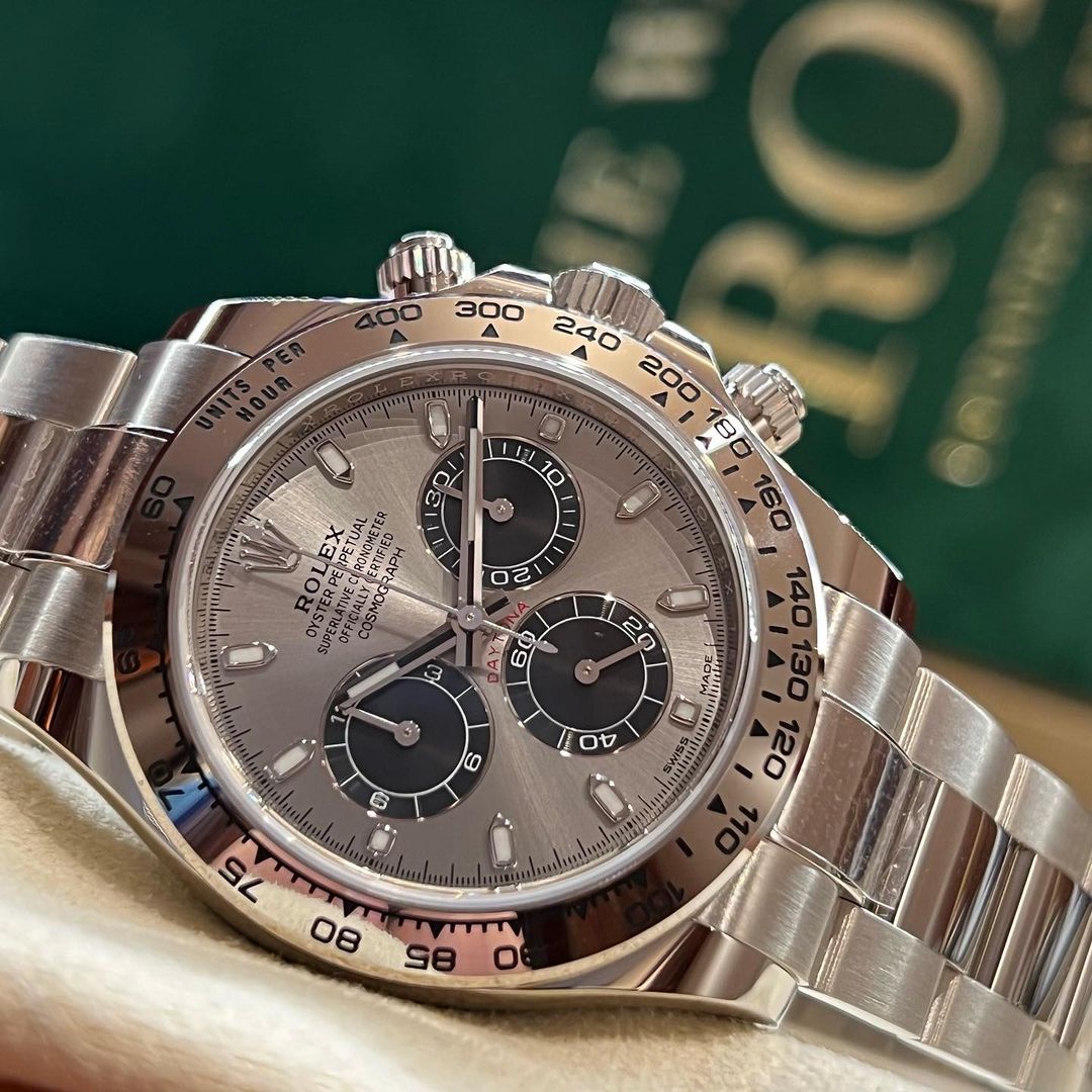 Rolex White Gold Daytona 116509 Steel and Black - Orolen