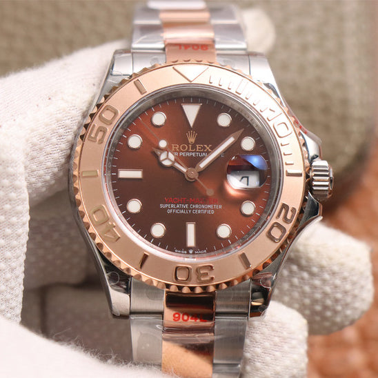Yacht-Master 40mm Stainless Steel & Rose Gold Black 126621-0002 - Orolen