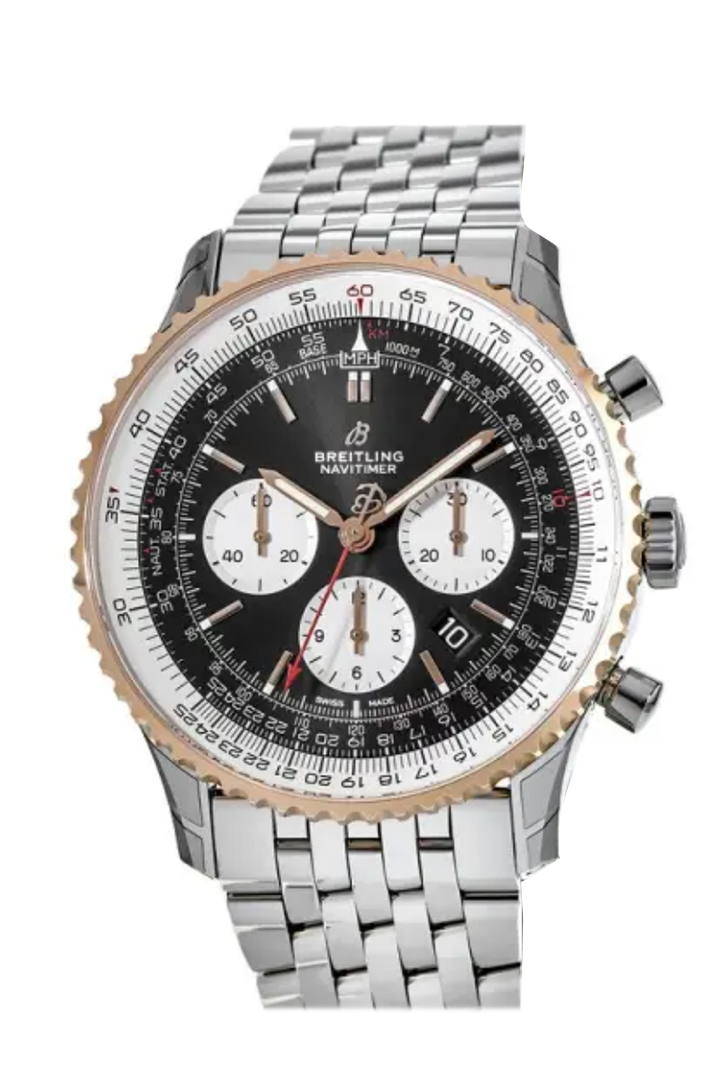 BRE!TLING Navitimer 01 Steel Rose Gold UB0127211 B1A1