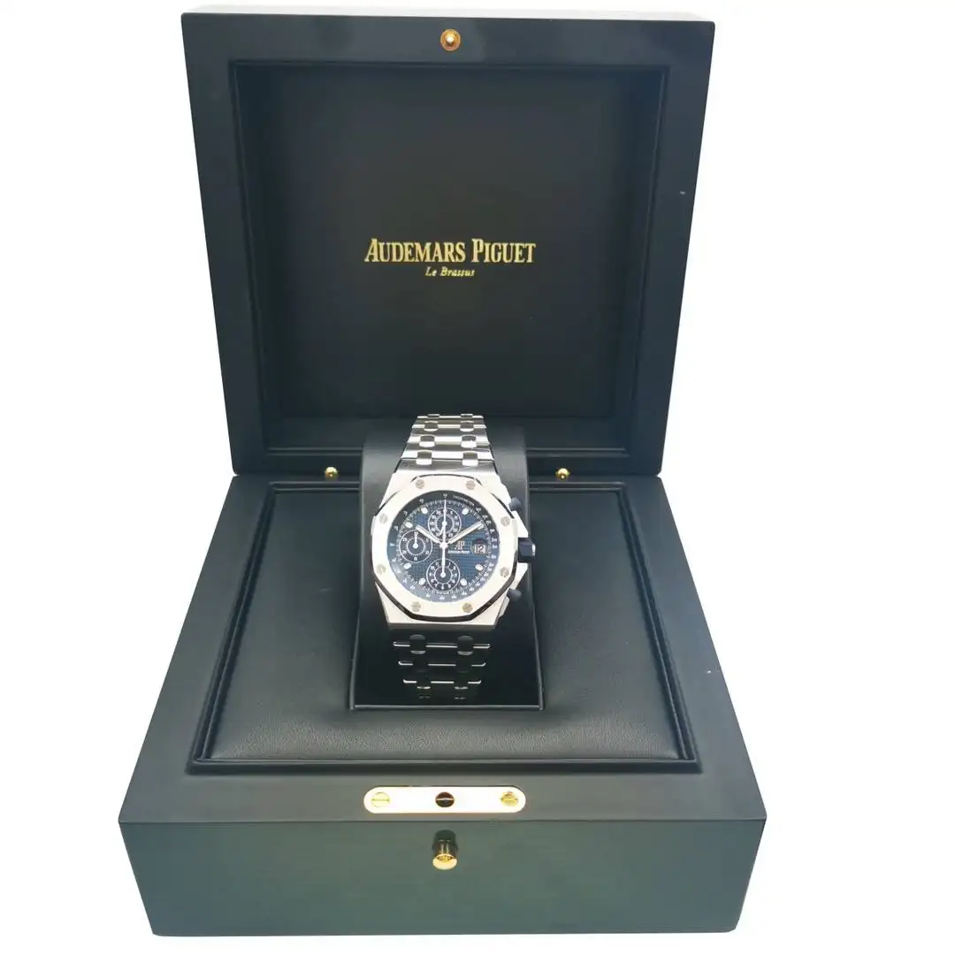 Original authentic Swiss AUDEM@RS P!GUET box Gift Case Booklet Card Tag