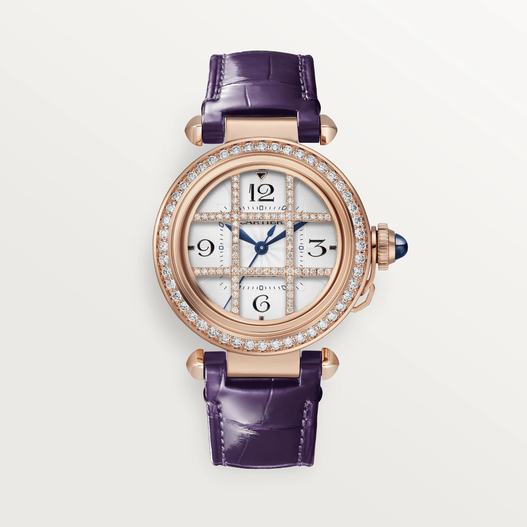 C@RTIER Pasha 35 mm Rose Gold & Diamonds Lady��s Watch, WJPA0020