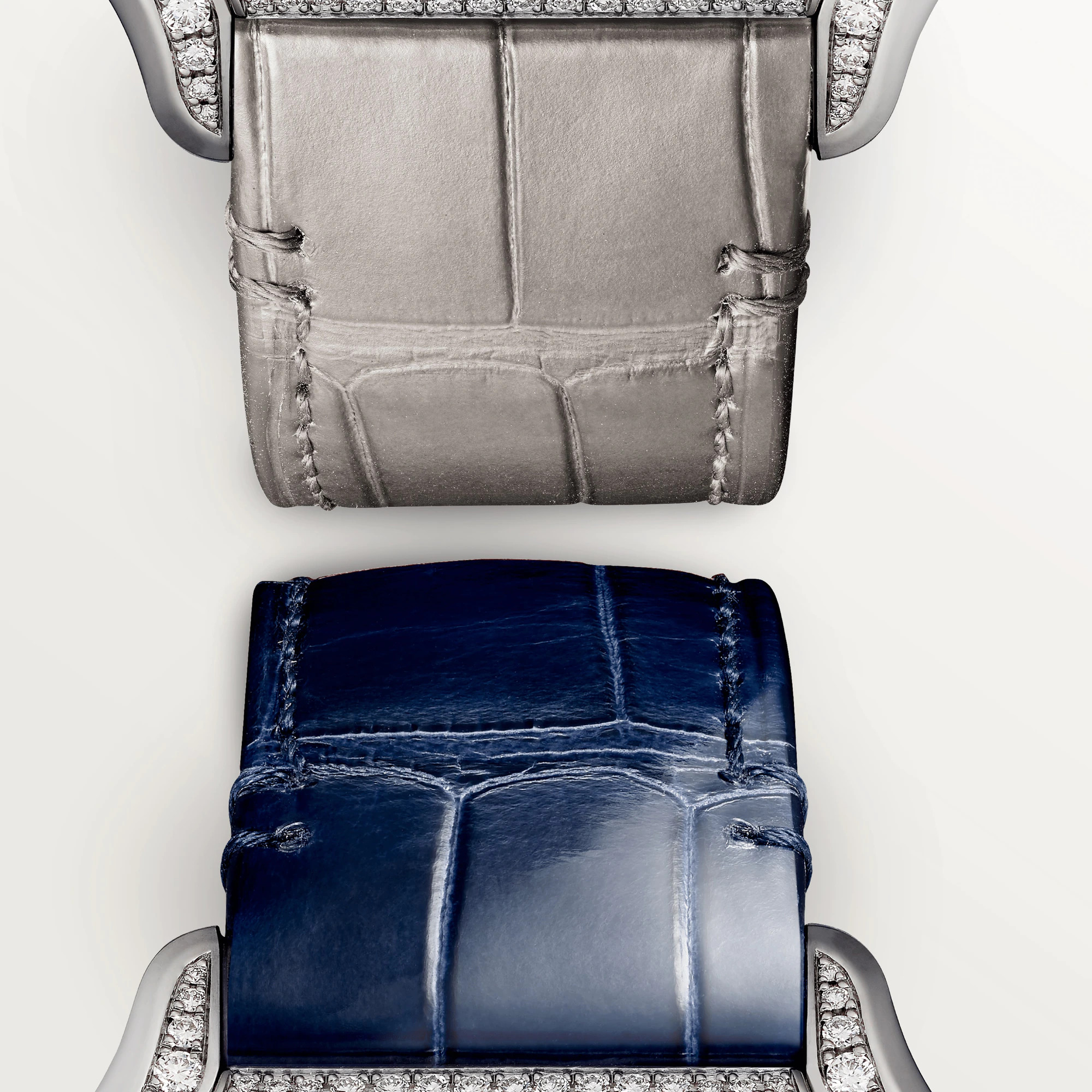 Cartier Santos 18K White Gold & Diamonds Unisex Watch, WJSA0014 - Orolen