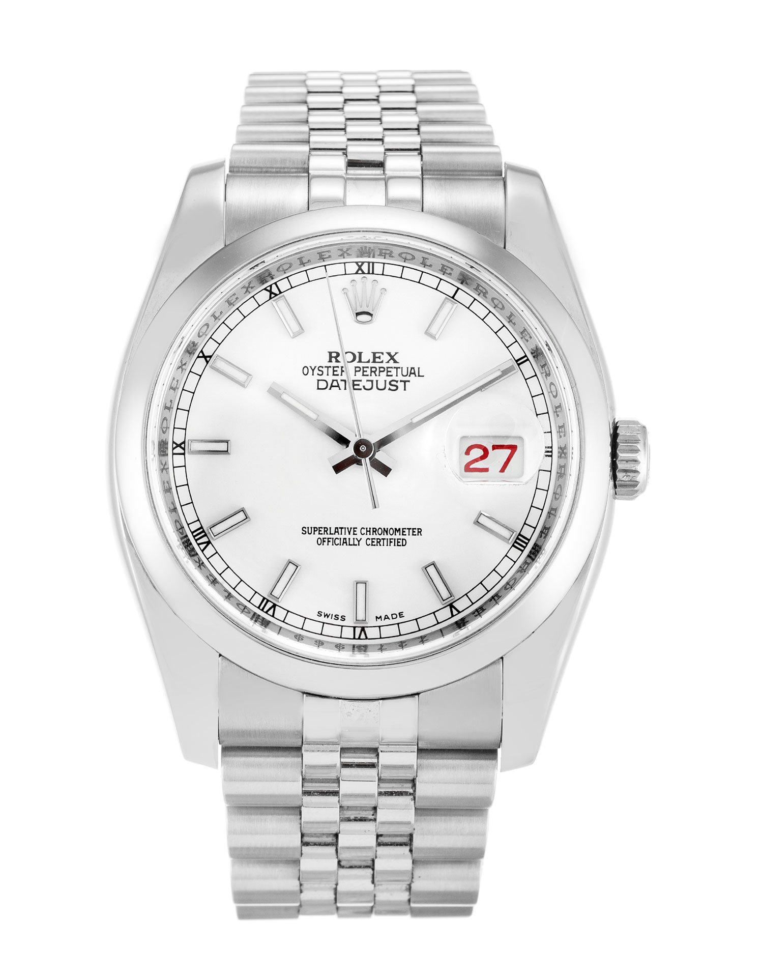 rol€x Datejust White Dial 116200