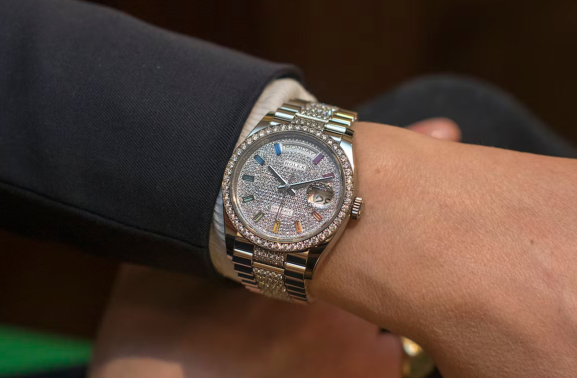 THE DAY-DATE 36 RAINBOW - Orolen