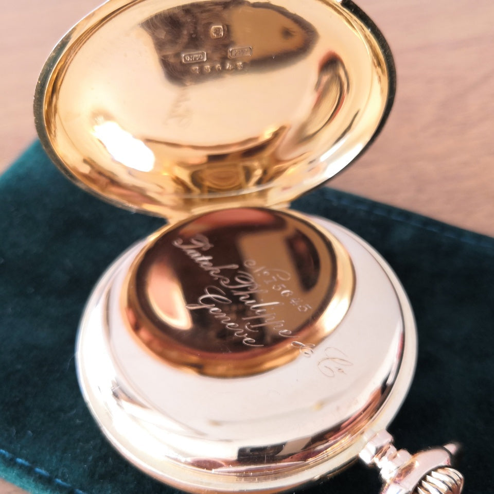 Patek Philippe Pocket Watch 48mm Pre-Gondolo Gold 18kt Vintage - Orolen