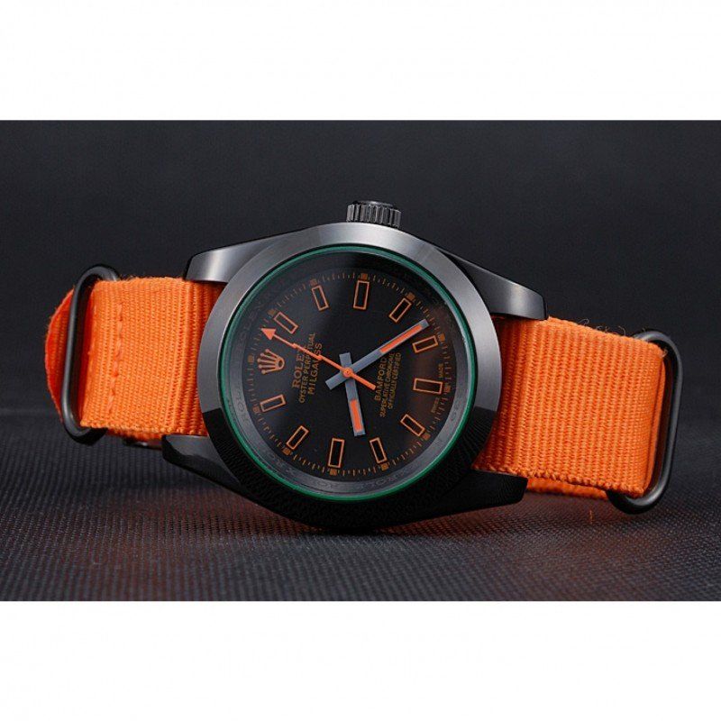 Rolex Milgauss Bamford Orange Nylon Strap 622003 - Orolen