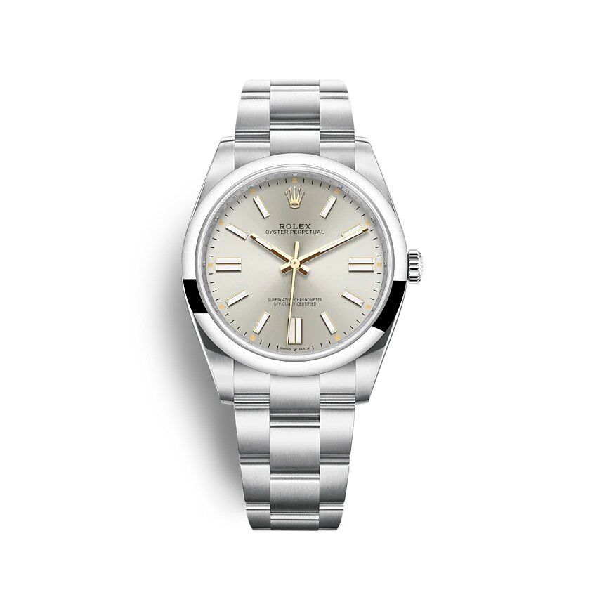 rol€x Oyster Perpetual 41mm Silver
