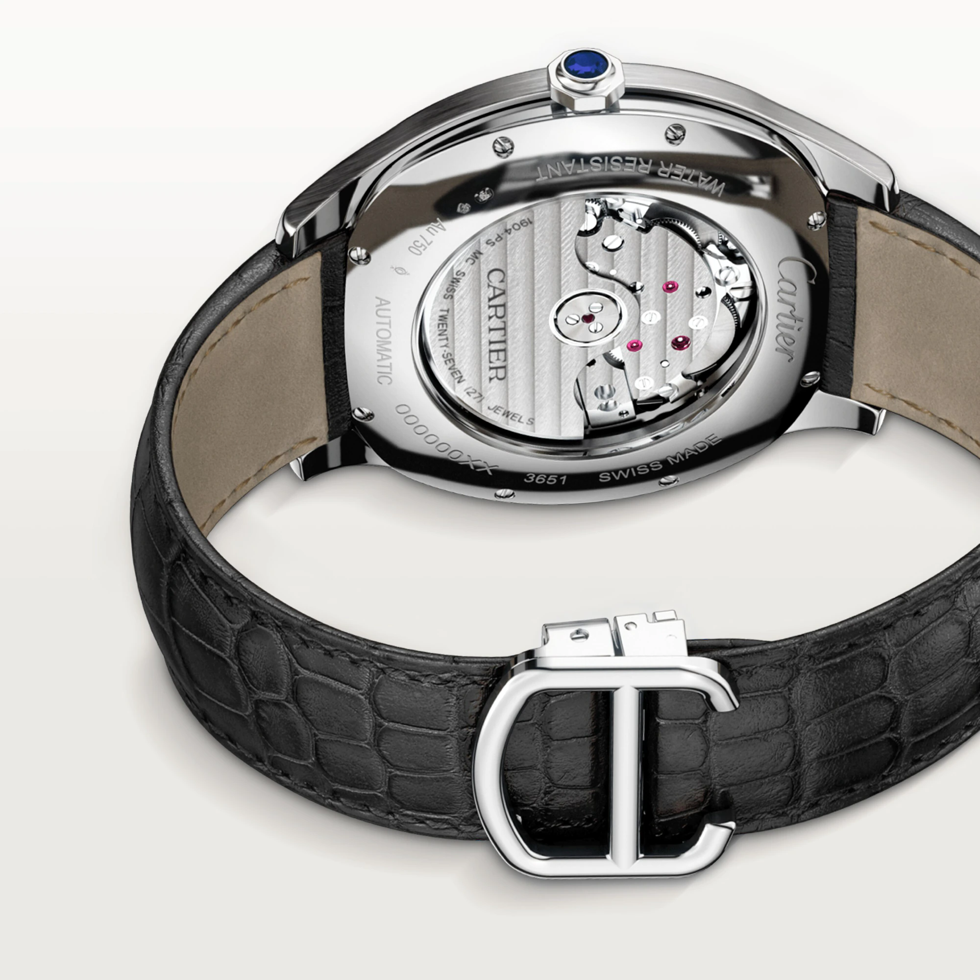 Cartier Drive Moon Phases Stainless steel Men��s Watch, WSNM0017 - Orolen