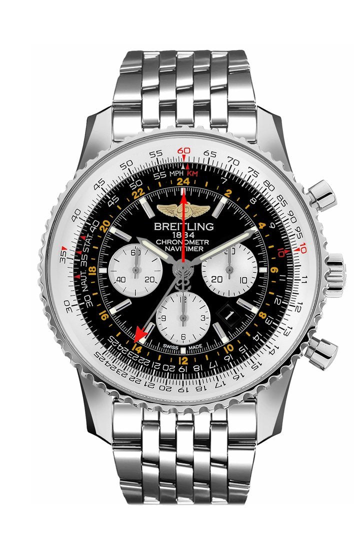 BRE!TLING Navitimer GMT Men's Watch AB044121 BD24