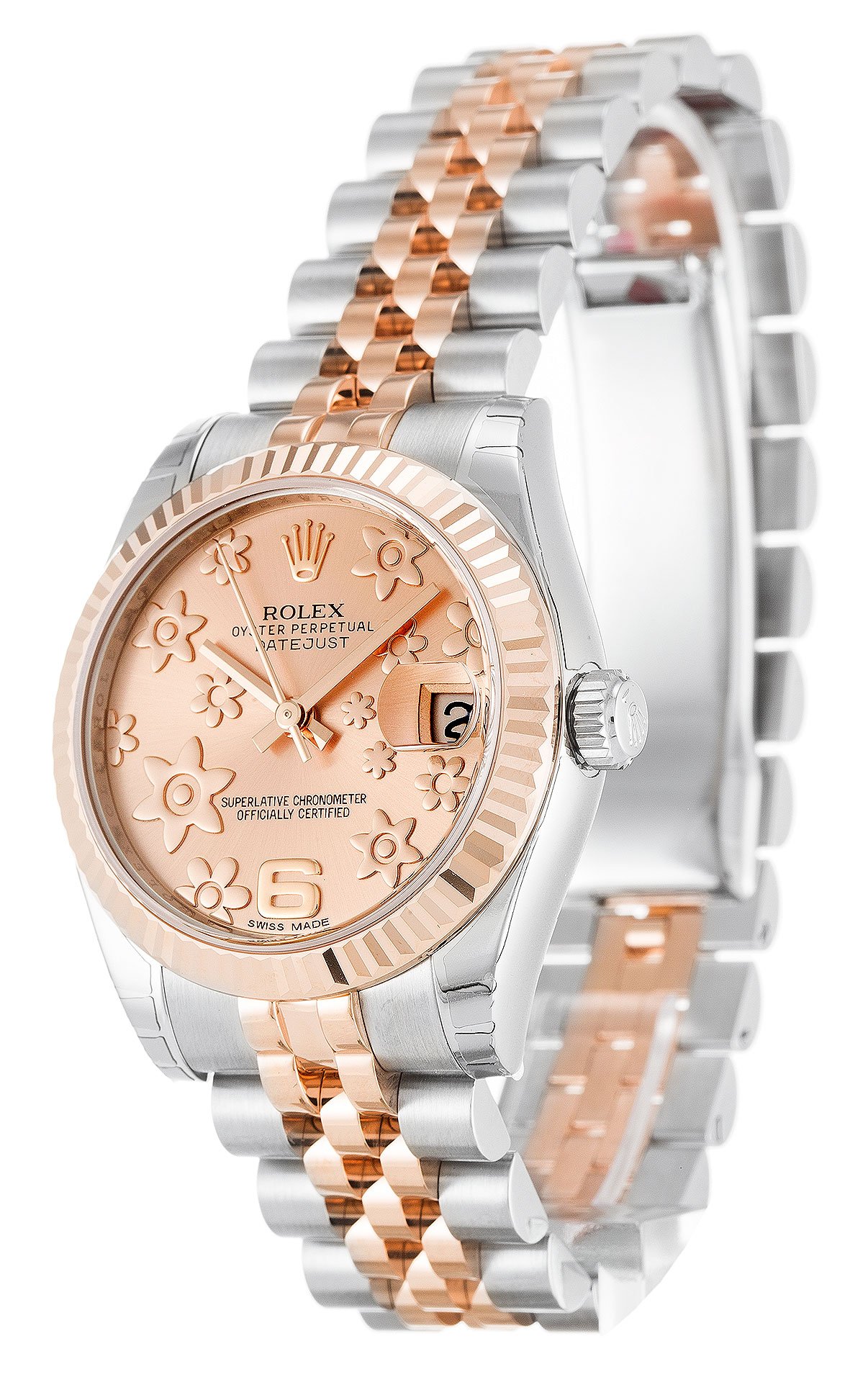 rol€x Datejust Mid-Size Pink Floral Dial 178271