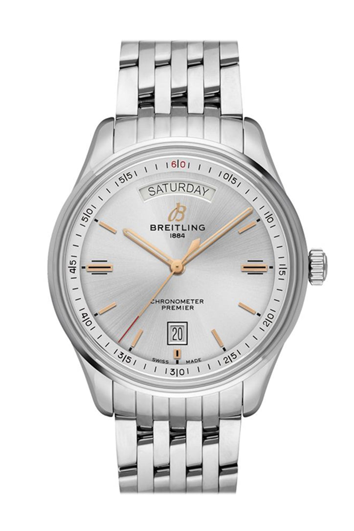 BRE!TLING Premier Day Date 40mm Stainless Steel A45340211 G1A1