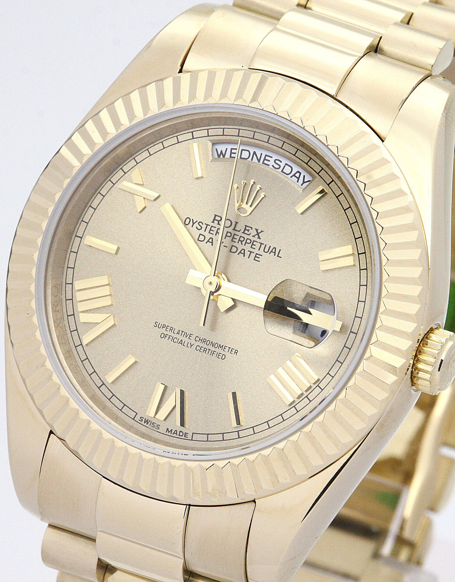 Rolex Day-Date II Gold Dial 218238 - Orolen