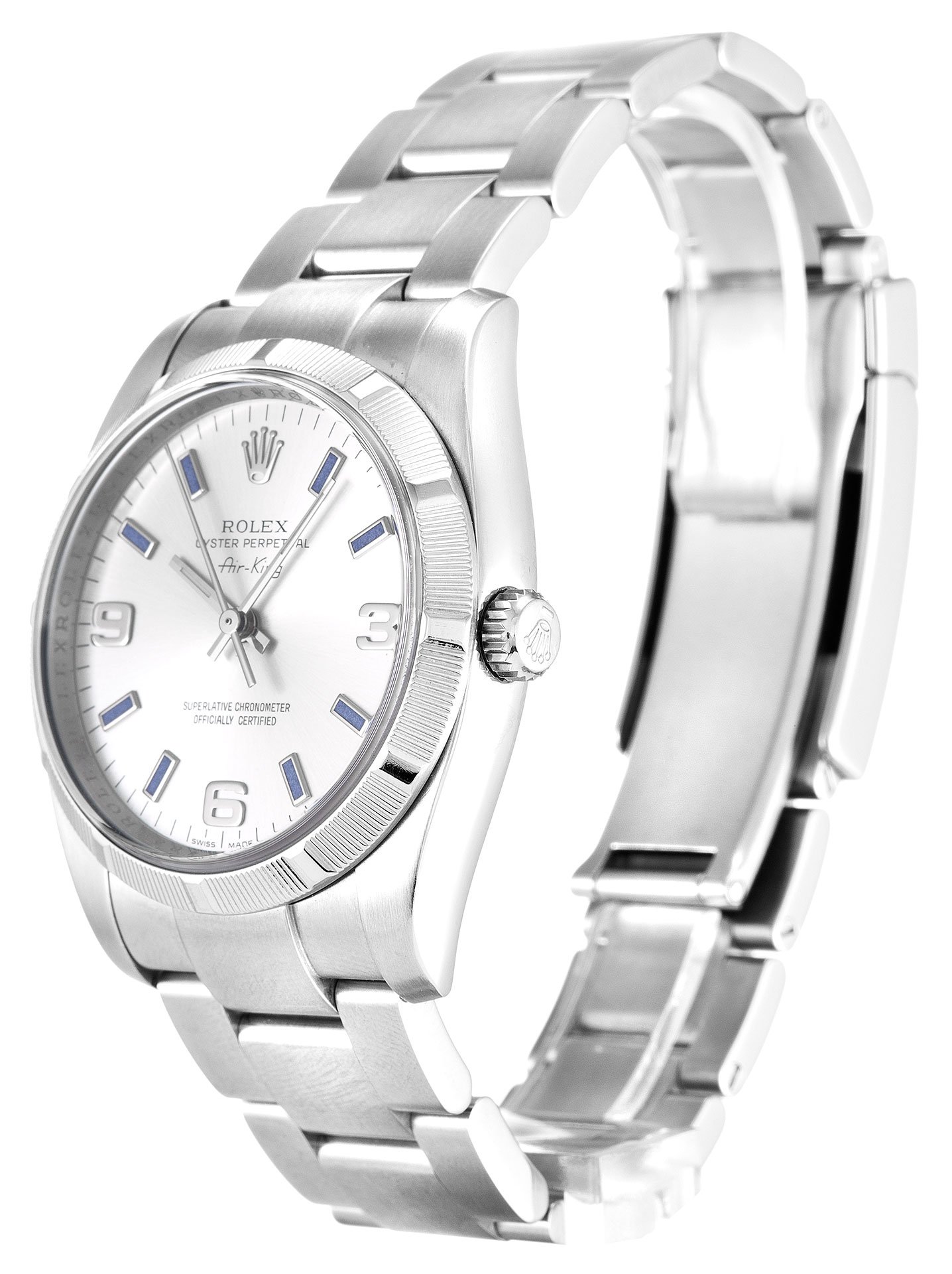 rol€x Air-King Silver 114210