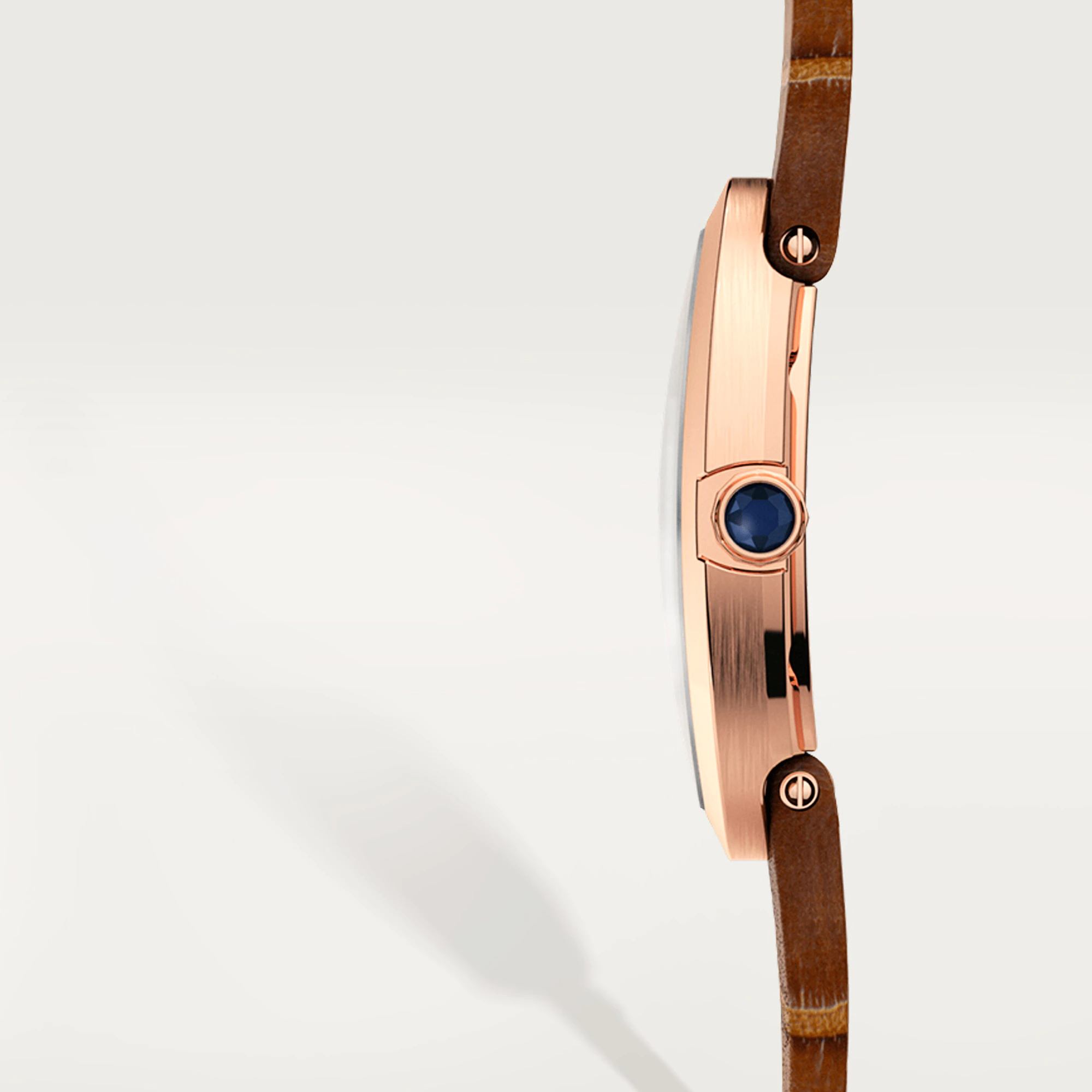 Cartier Baignoire 18K Rose Gold Ladies Watch, W8000007 - Orolen