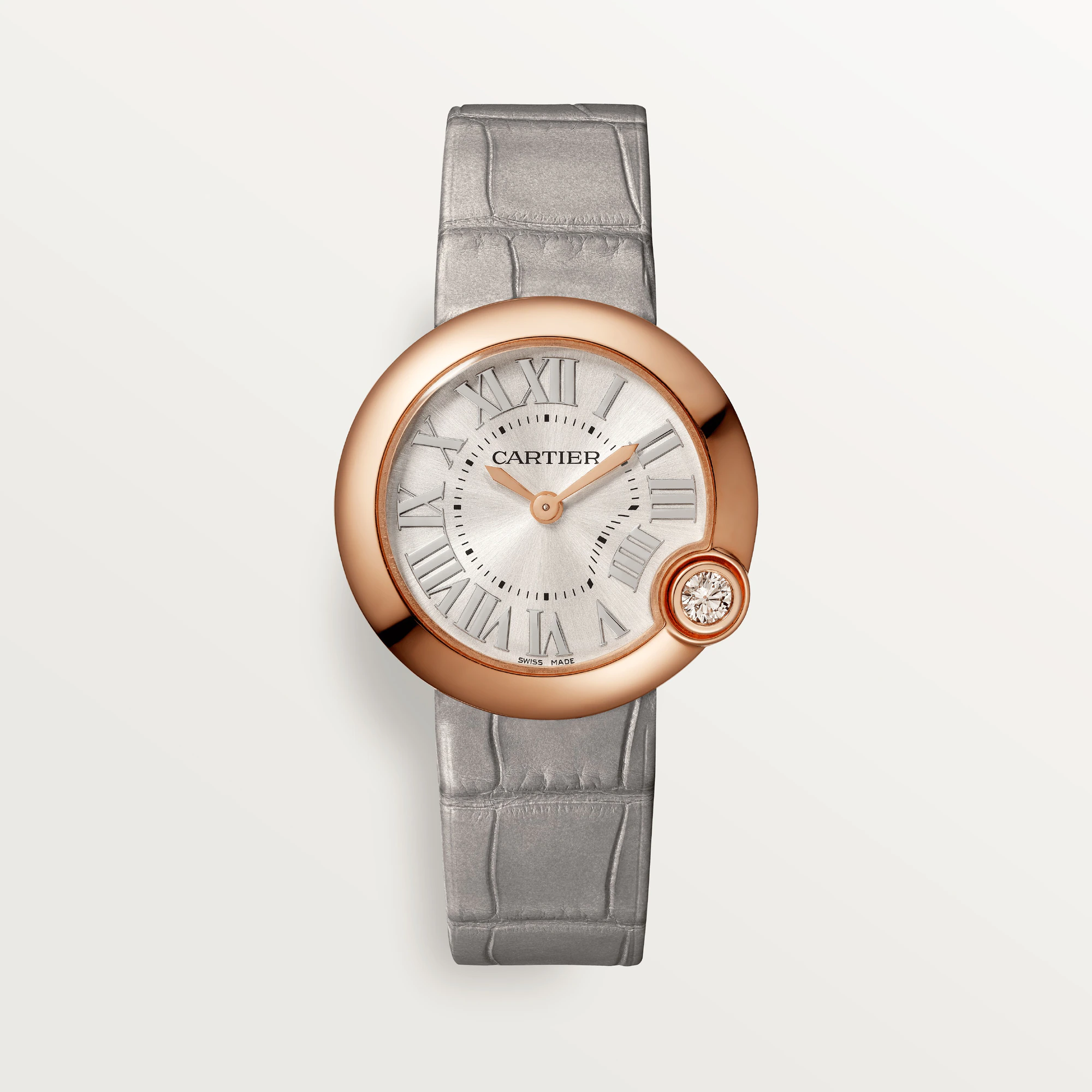 C@RTIER Ballon Blanc Rose Gold & Diamond Lady��s Watch, WGBL0005