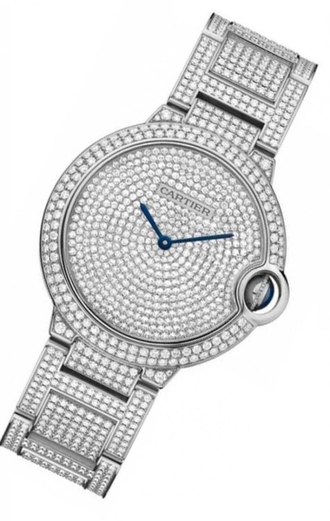 C@RTIER Ballon Bleu 36mm White Gold & Diamond Lady��s Watch, HPI00581