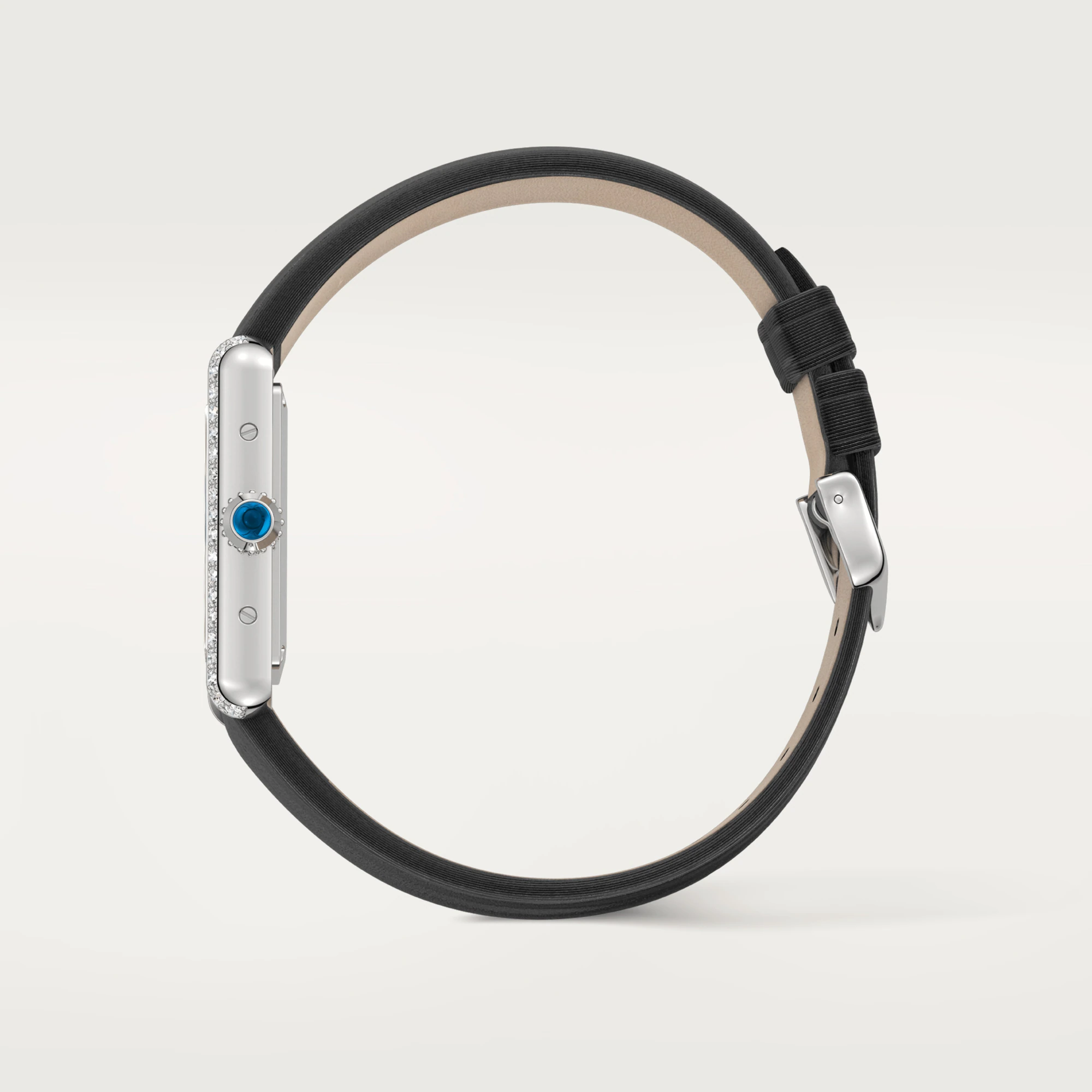 Cartier Tank Stainless steel & Diamond Lady��s Watch, W4TA0017 - Orolen