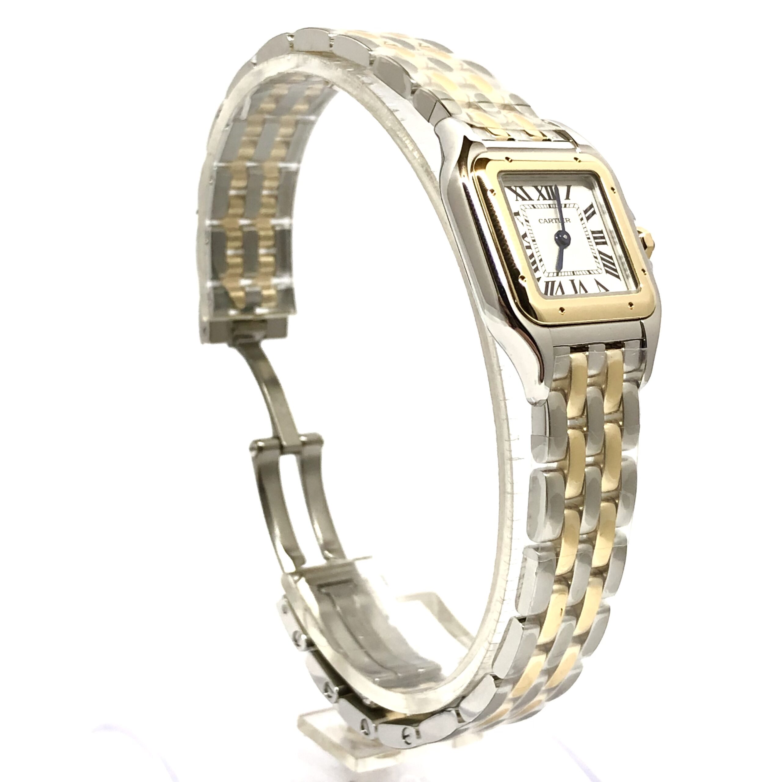 Cartier Panth��re Stainless Steel & 18K Yellow Gold Small Model Ladies Watch, W2PN0006 - Orolen