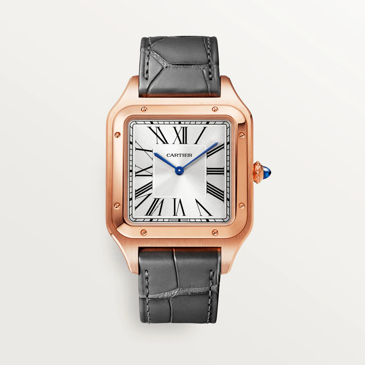 C@RTIER Santos 18K Rose Gold Men��s Watch, WGSA0032