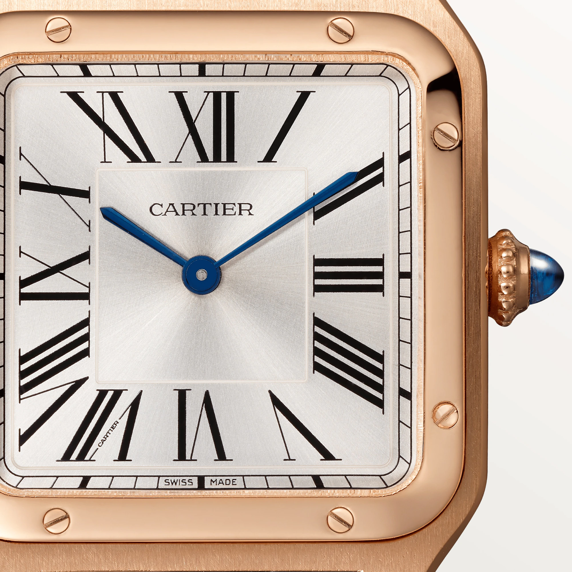 C@RTIER Santos 18K Rose Gold Unisex Watch, WGSA0021