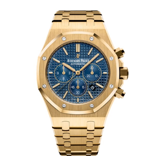 AUDEM@RS P!GUET Royal Oak Chronograph Blue Dial Automatic Men's Chronograph 26320BA.OO.1220BA.02