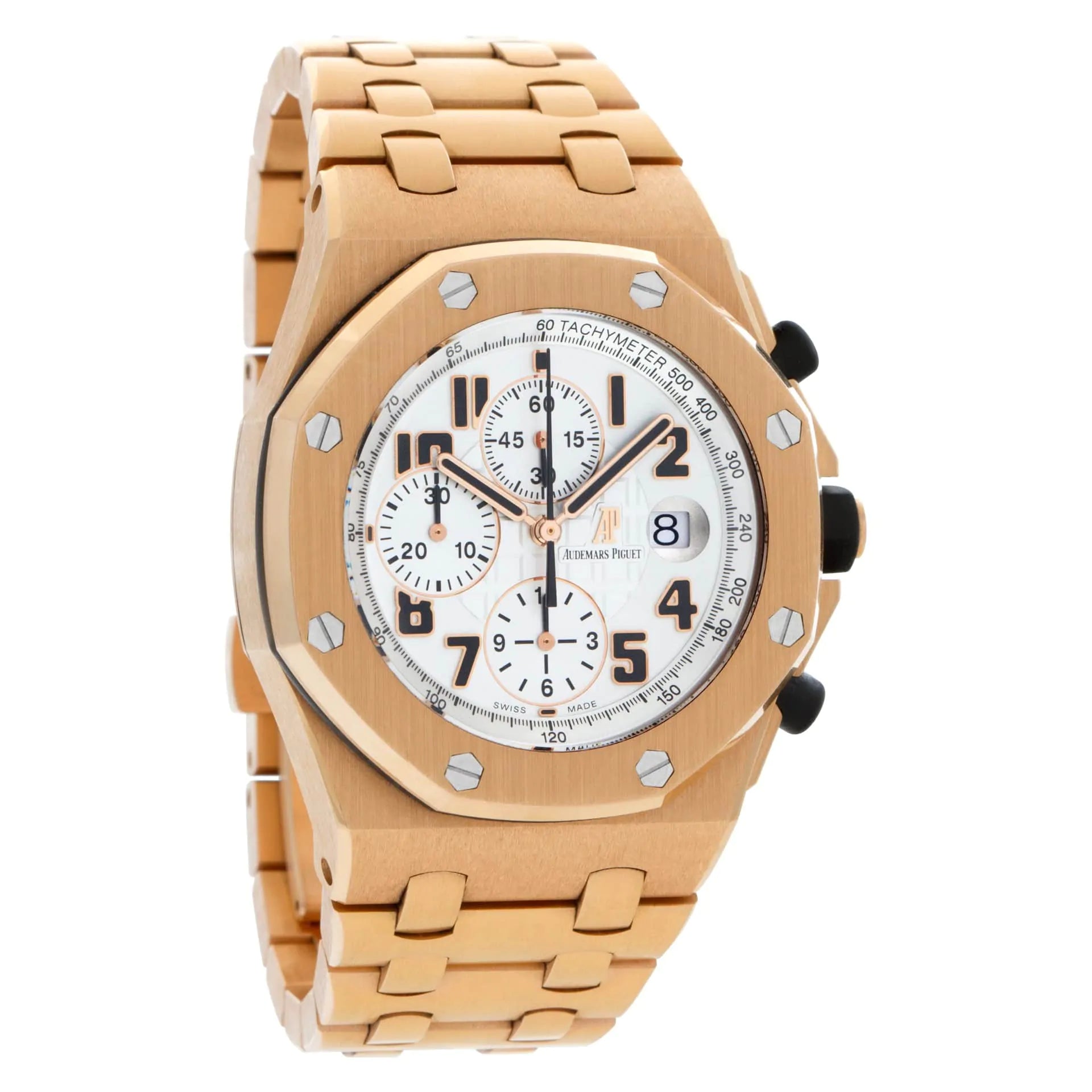 AUDEM@RS P!GUET Royal Oak Offshore Chronograph 42mm Rose Gold Watch