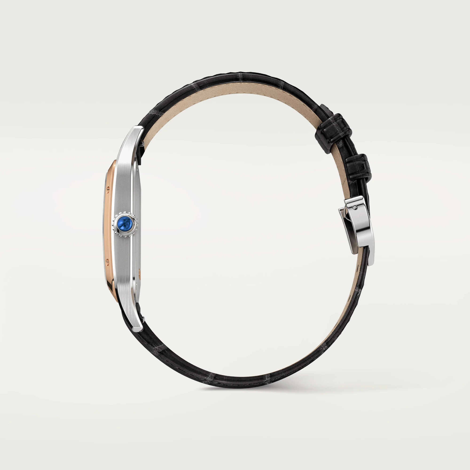 Cartier Santos Stainless Steel & Rose Gold Unisex Watch, W2SA0011 - Orolen