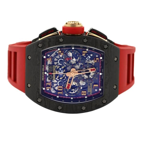 RICH@RD M!LLE RM011 NTPT Carbon 18K Rose Gold Lotus F1 Team Romain Grosjean Watch