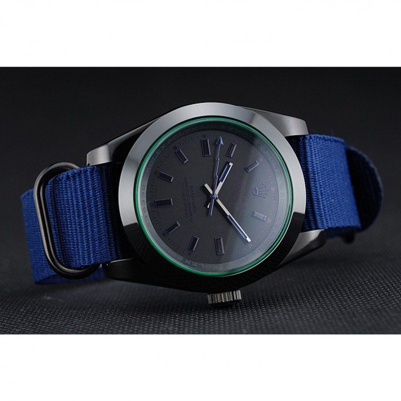 Rolex Milgauss Bamford Blue Nylon Strap 622005 - Orolen