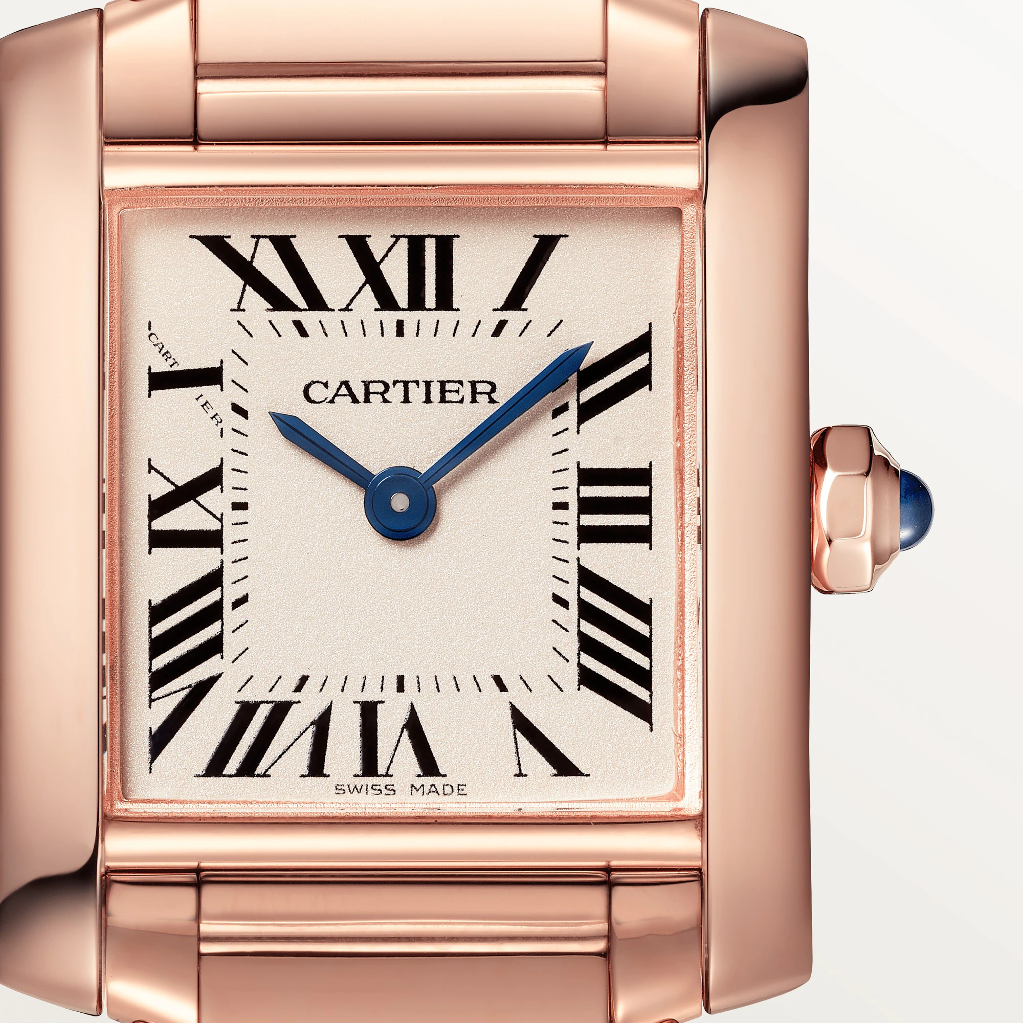 C@RTIER Tank Francaise Small Model 18K Rose Gold Lady��s Watch, WGTA0029