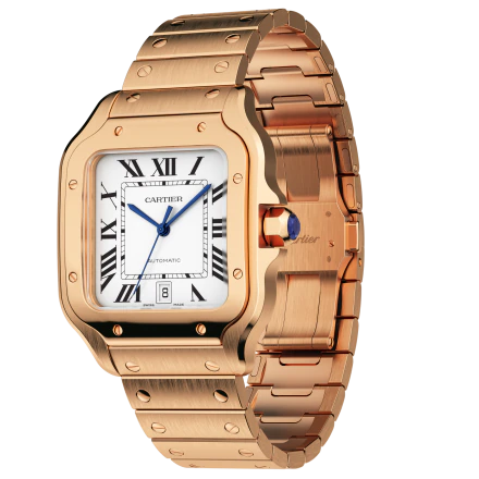 Cartier Santos Rose Gold Men��s Watch, WGSA0018 - Orolen