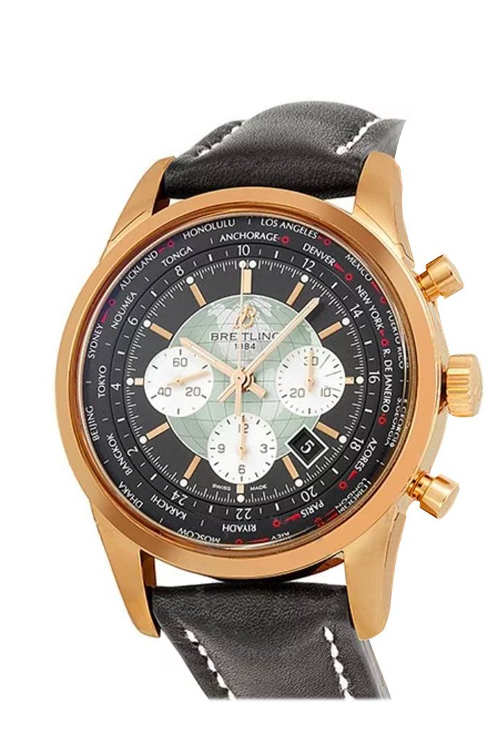 BRE!TLING Transocean Chronogragh Unitime Rosegold RB0510U4-BB63