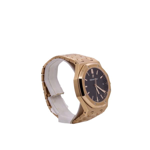 AUDEM@RS P!GUET Royal Oak Selfwinding, 41mm, 18k Rose Gold, Black Dial, 15500OR.OO.1220OR.01