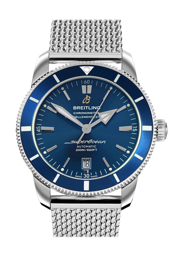 BRE!TLING Superocean Heritage II Automatic Chronometer Blue Dial Men's Watch AB2010161 C1A1