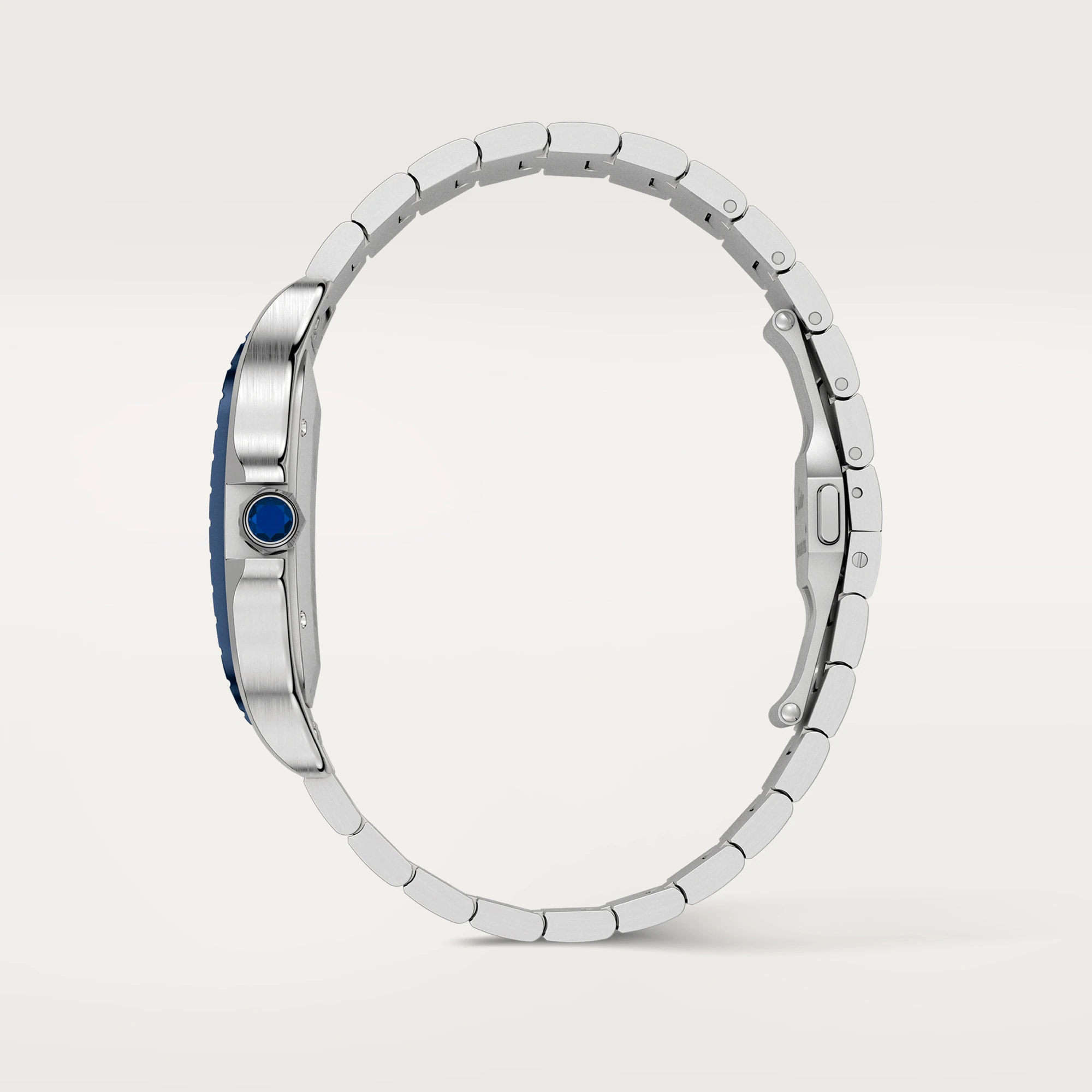 Cartier Santos Stainless Steel & Diamonds Men��s Watch, W4SA0006 - Orolen