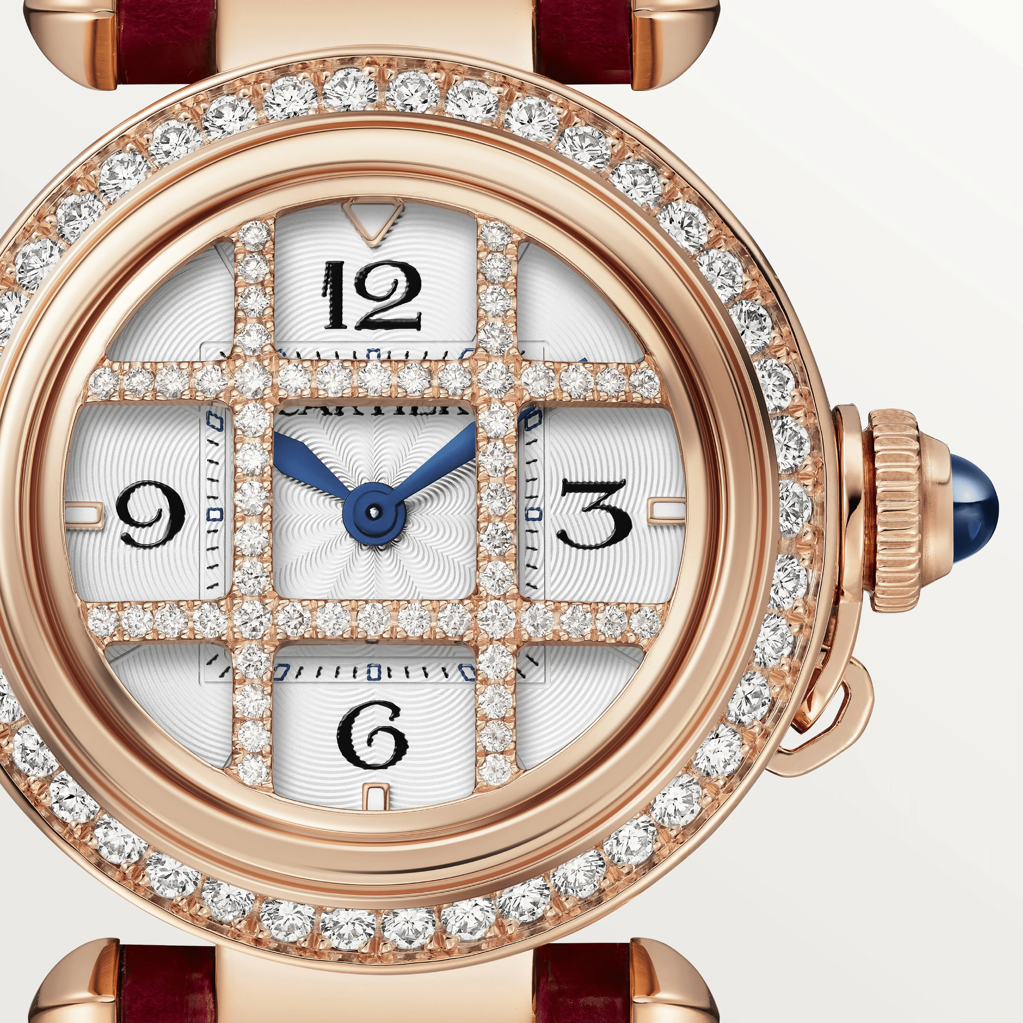 C@RTIER Pasha 30 mm Rose Gold & Diamonds Lady��s Watch, WJPA0021