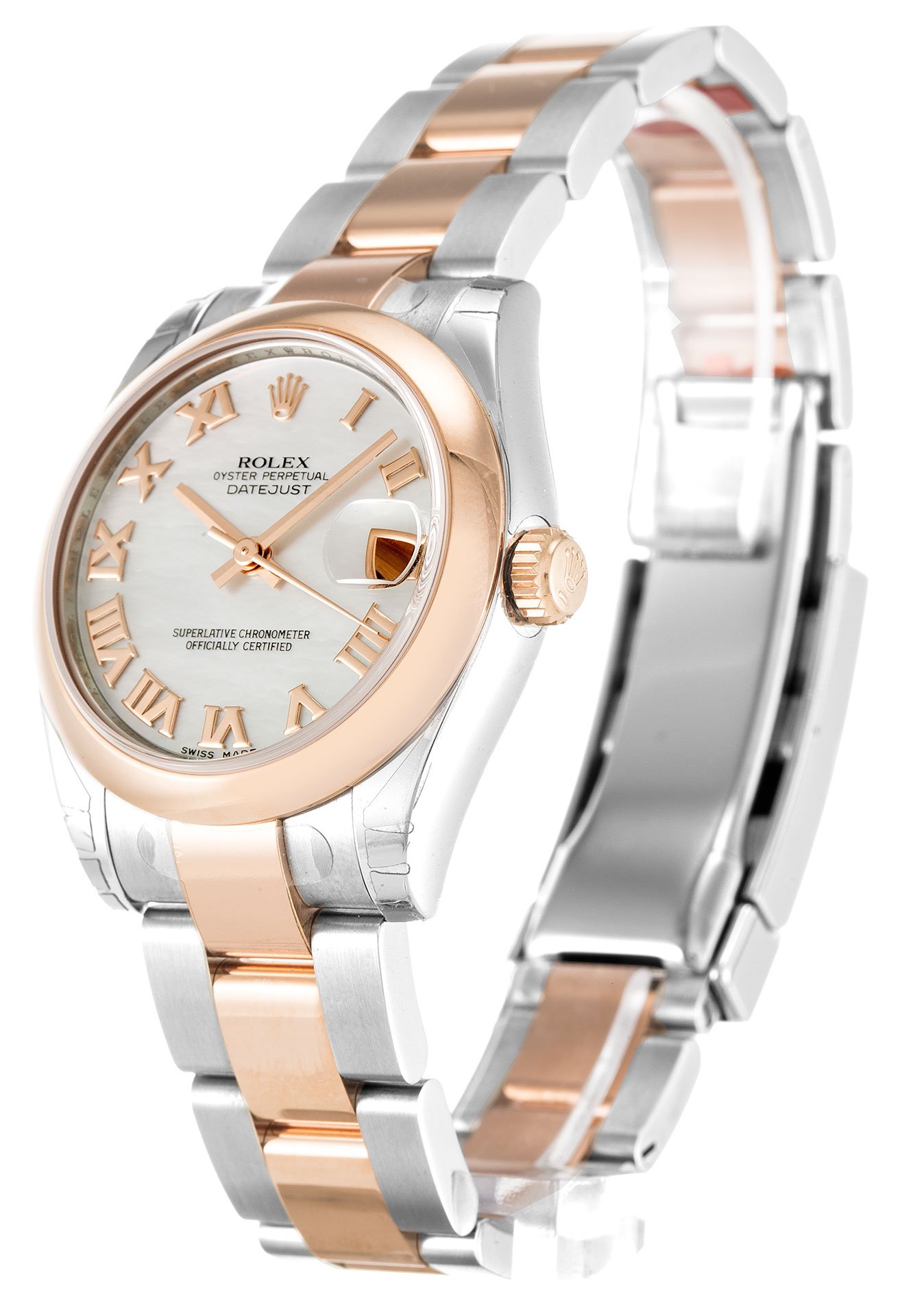 rol€x Datejust Mid-Size Pearl-White Dial 178241