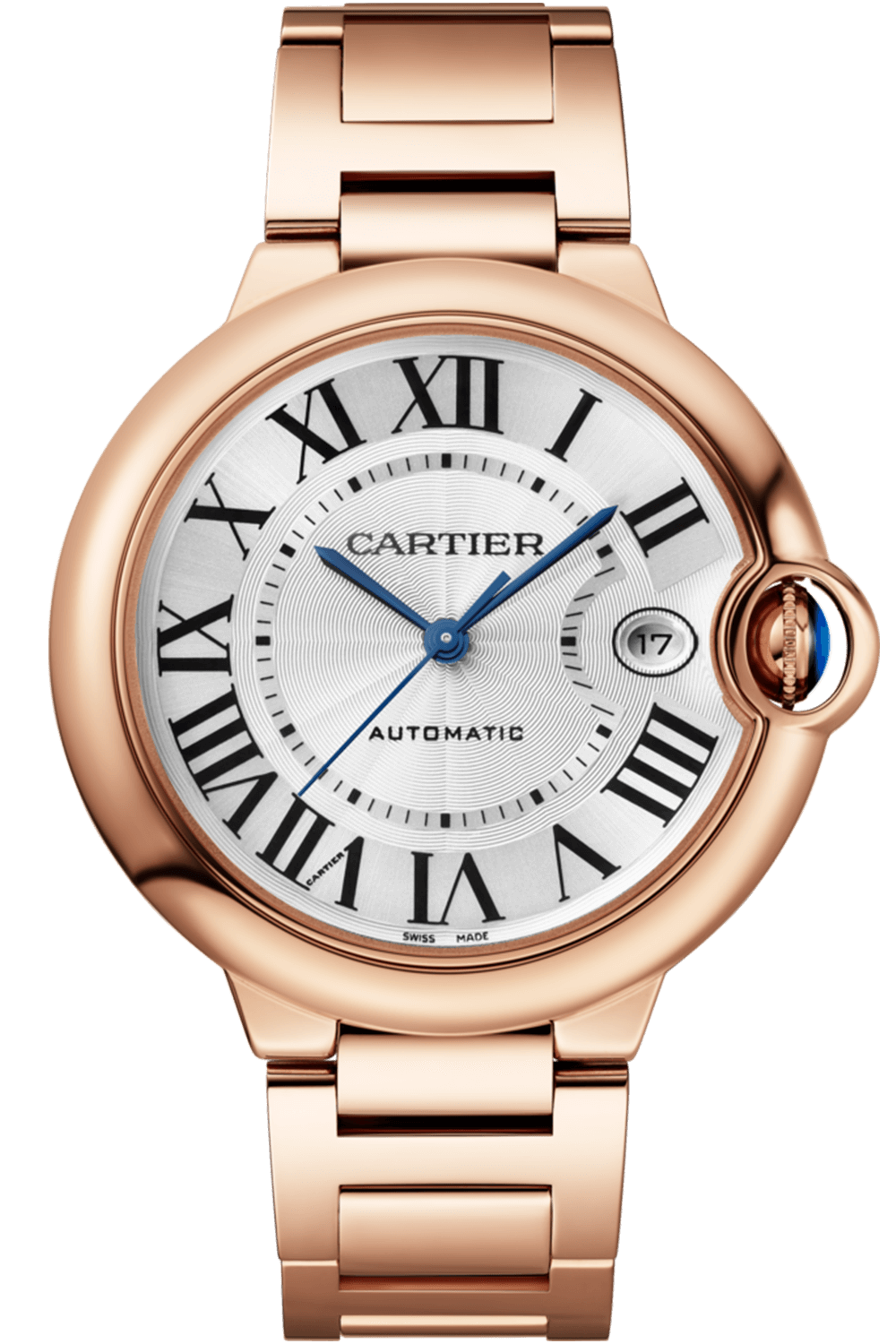 C@RTIER Ballon Bleu 18K Rose Gold Men��s Watch, WGBB0039
