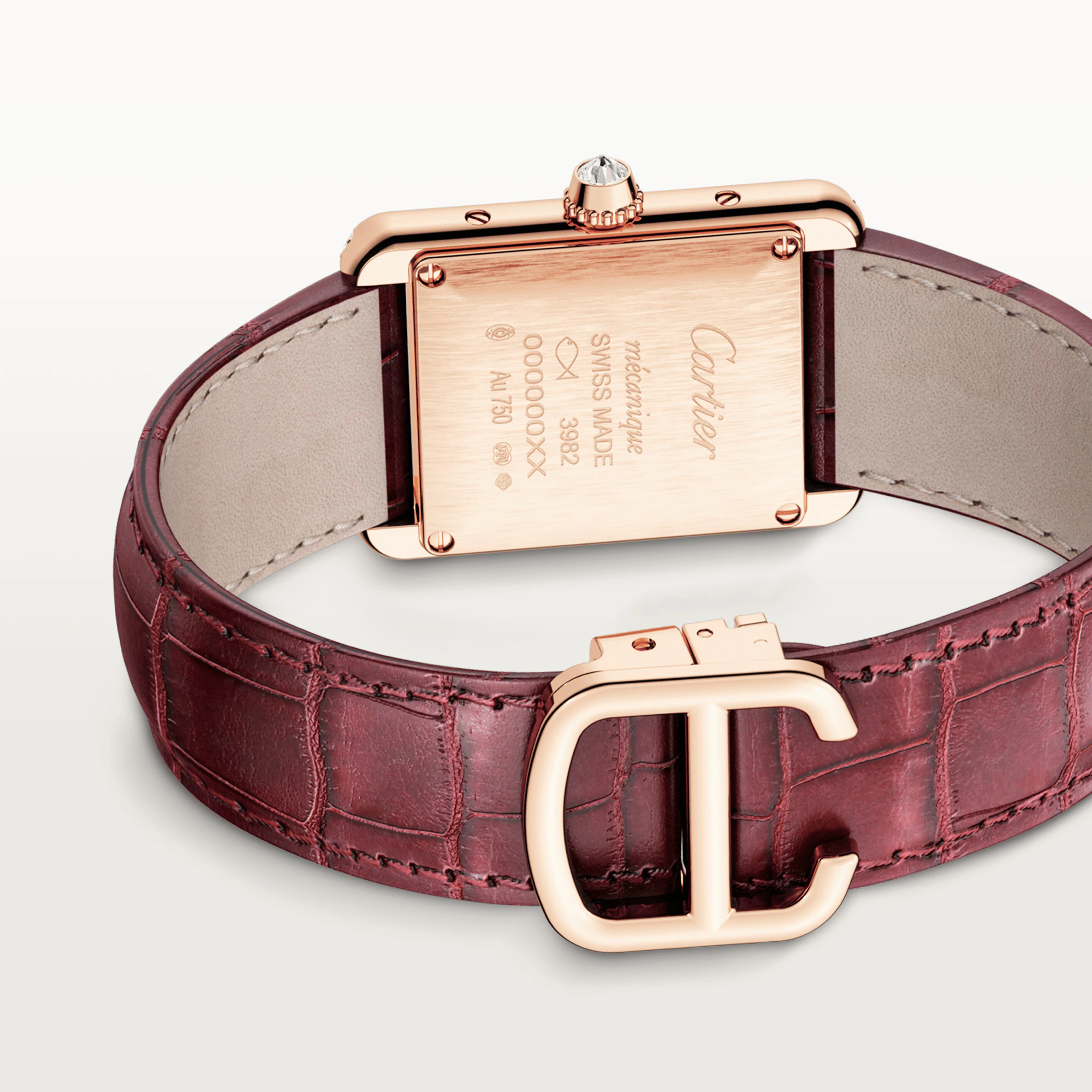 Cartier Tank Rose Gold & Diamond Lady��s Watch, WJTA0038 - Orolen