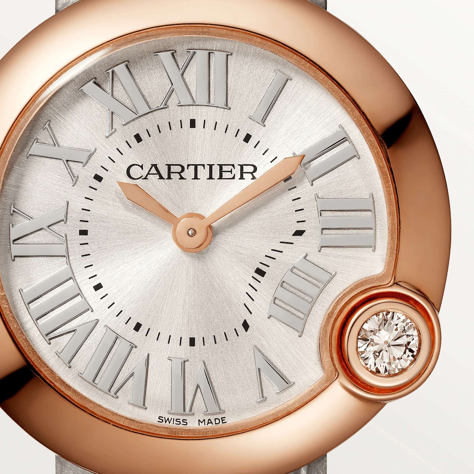 C@RTIER Ballon Blanc Rose Gold & Diamond Lady��s Watch, WGBL0005