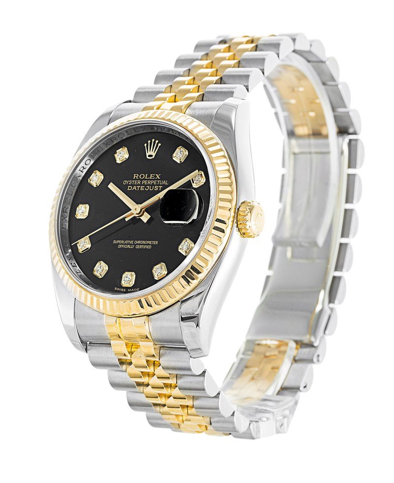 rol€x Datejust Two Tone Black