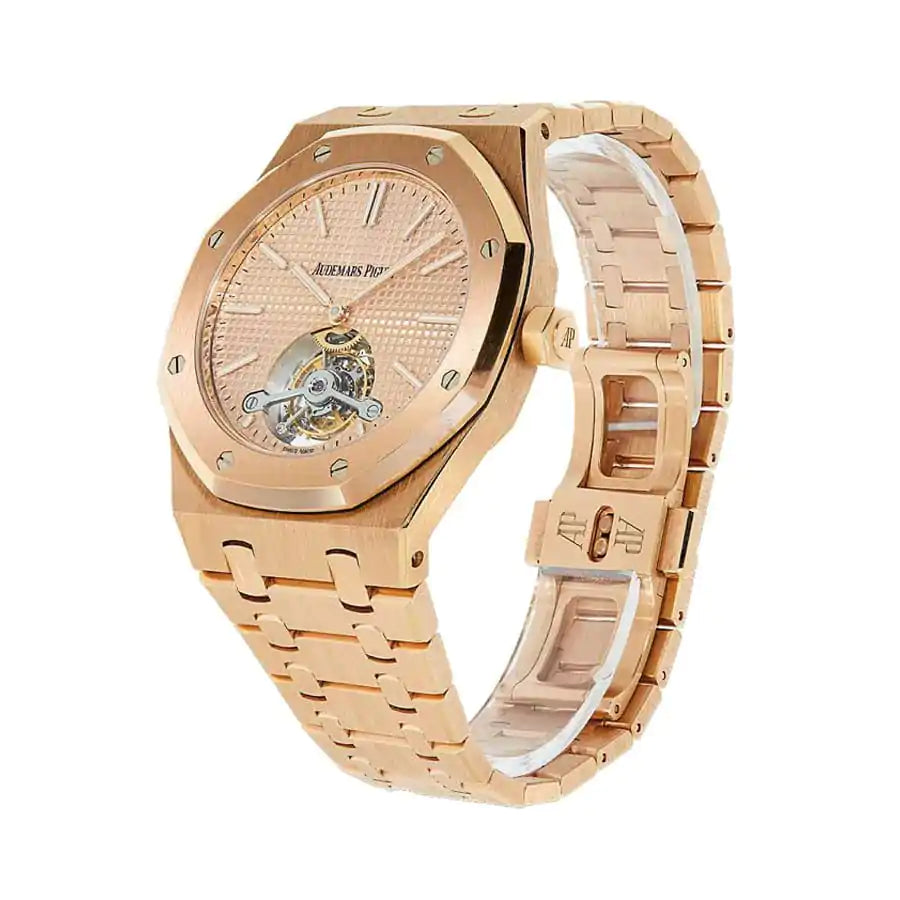 AUDEM@RS P!GUET Royal Oak Selfwinding Rose Gold Tourbillon 41MM Watch