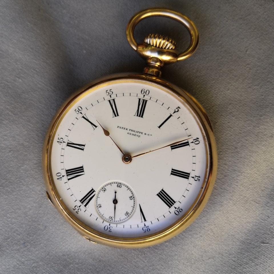 Patek Philippe Pocket Watch 48mm Pre-Gondolo Gold 18kt Vintage - Orolen