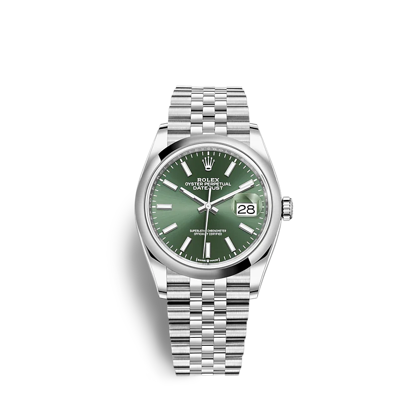 rol€x Datejust 126200 36mm Mint green