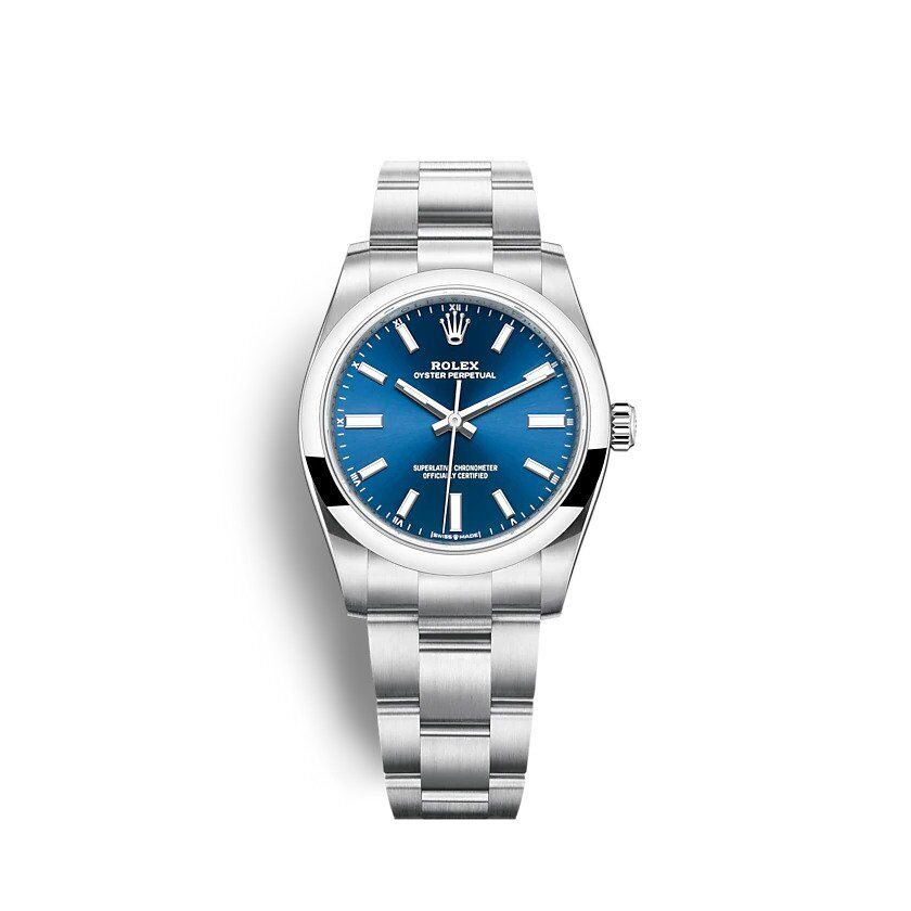 rol€x Oyster Perpetual 34mm Blue