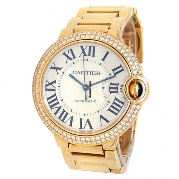 C@RTIER Ballon Bleu 18K Yellow Gold & Diamonds Lady��s Watch, WJBB0002