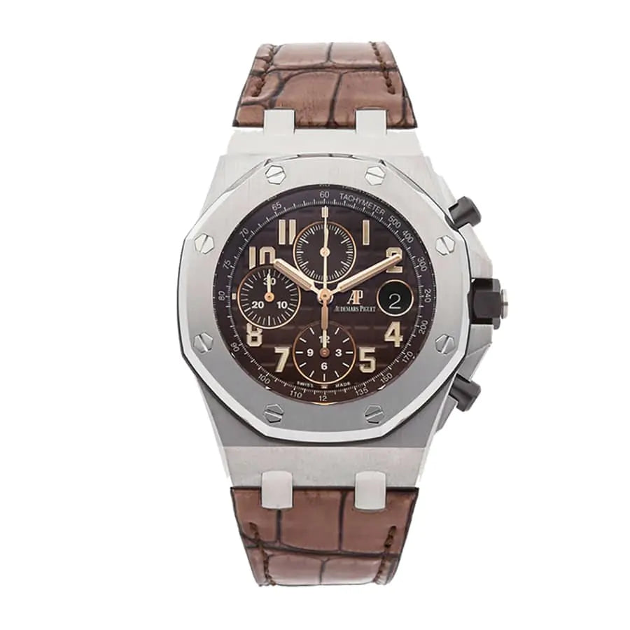 AUDEM@RS P!GUET Royal Oak Offshore Selfwinding Chronograph 42MM Brown Dial Watch