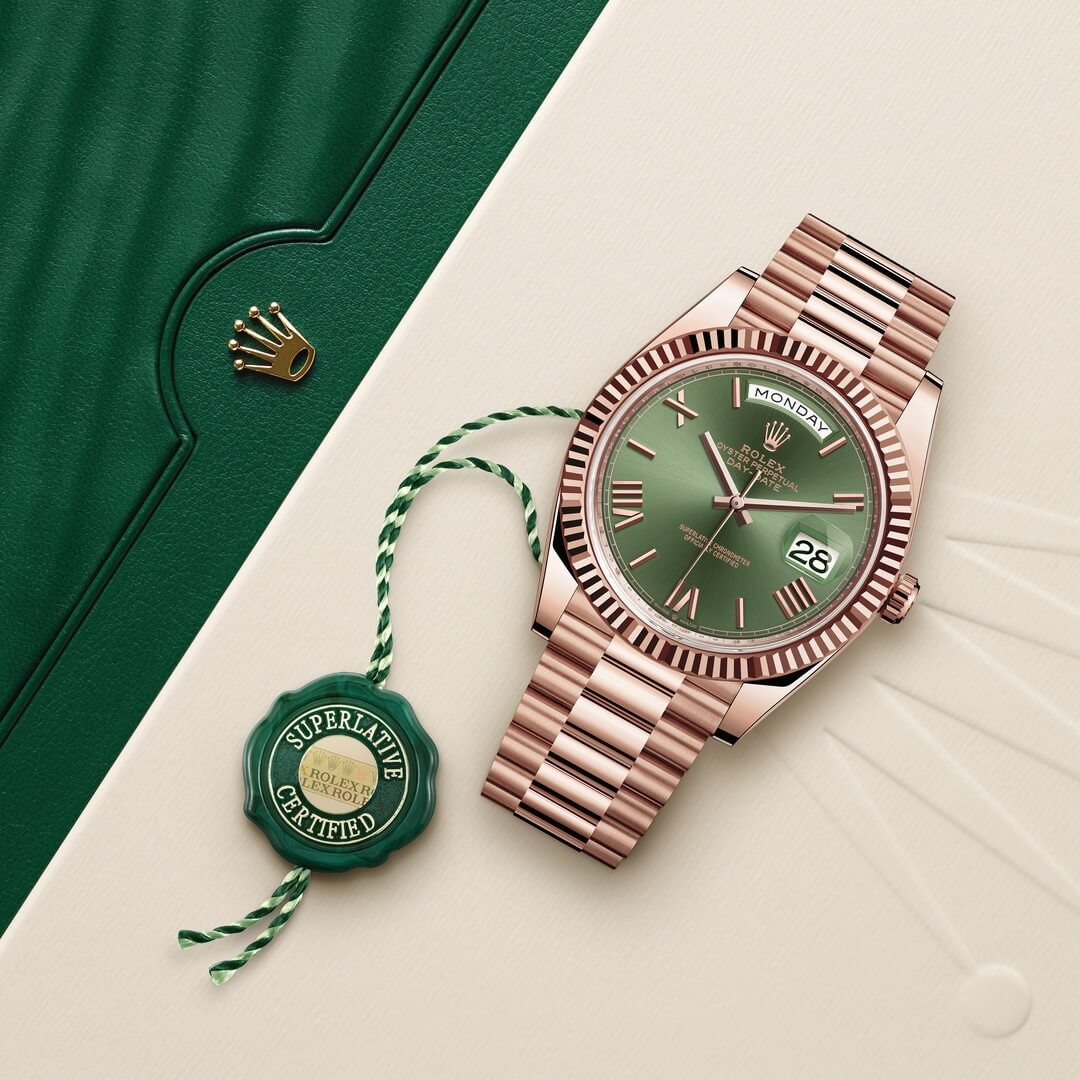 Rolex 228235 Day-Date 40 Olive Green 60th Anniversary - Orolen